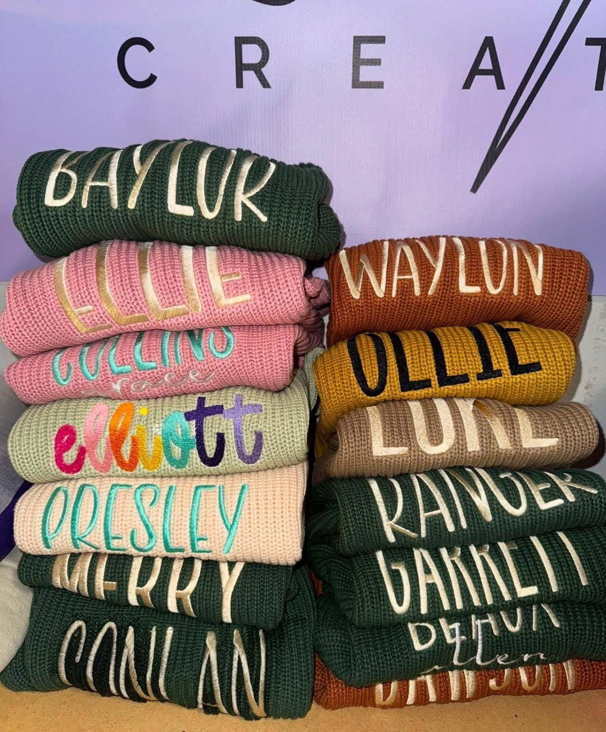 INFANT/TODDLER PERSONALIZED SWEATER