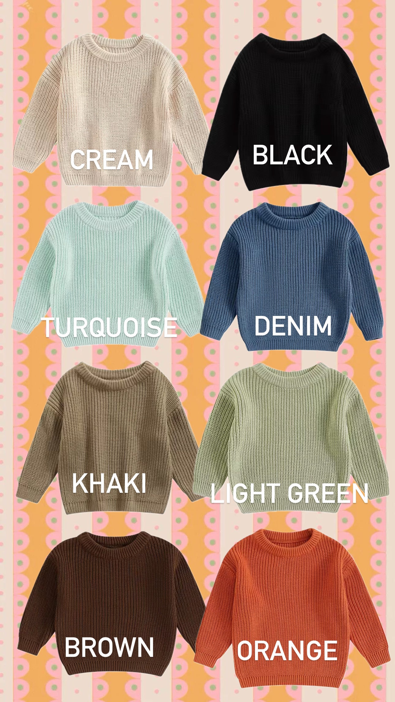 INFANT/TODDLER PERSONALIZED SWEATER