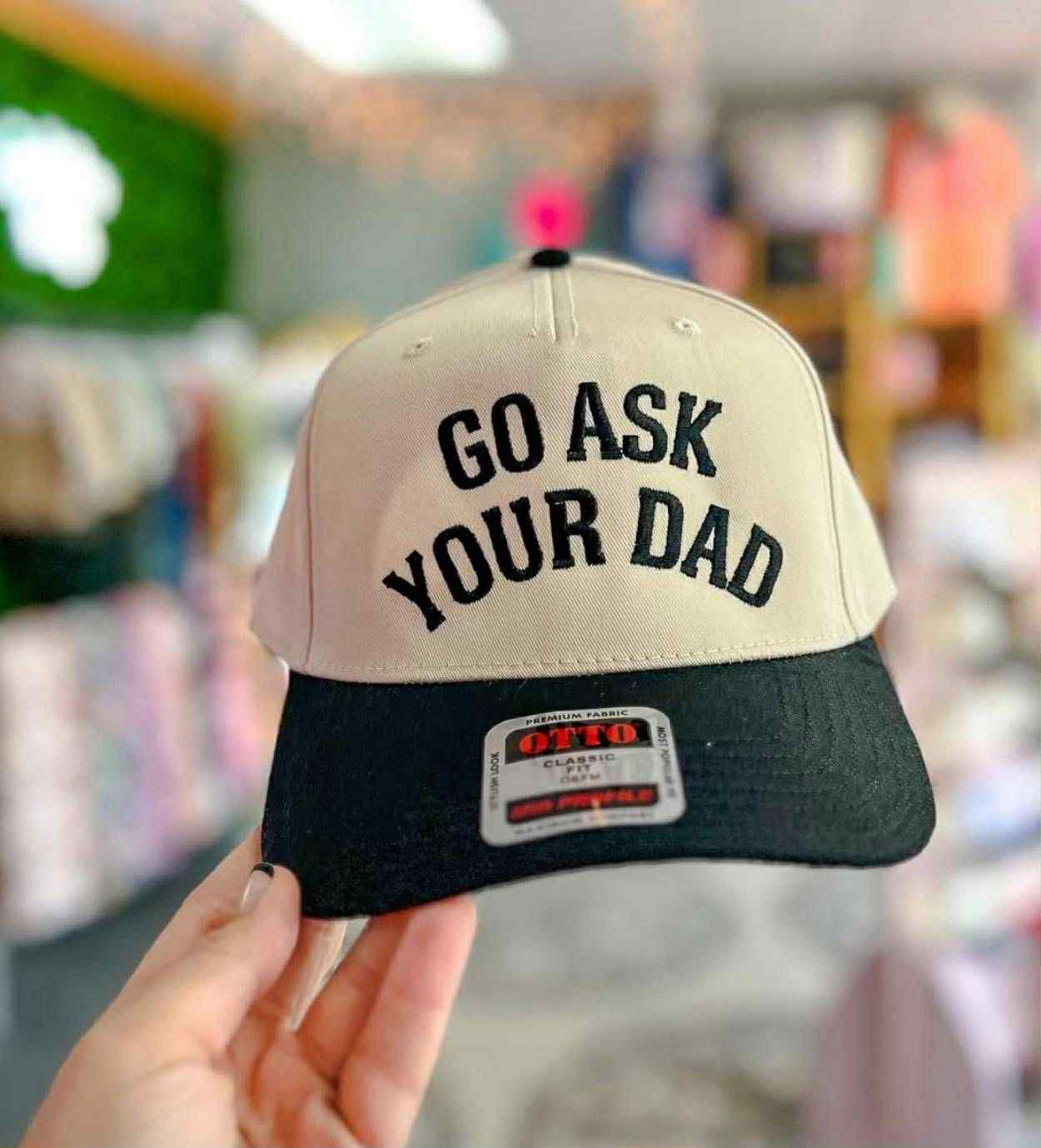 GO ASK YOUR DAD TRUCKER HAT