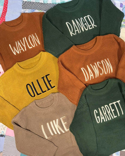 INFANT/TODDLER PERSONALIZED SWEATER
