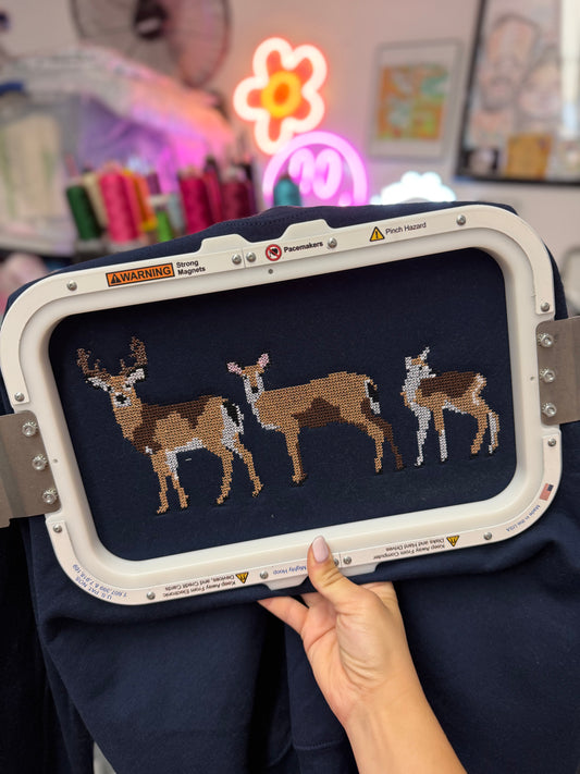 CROSS STITCH DEER