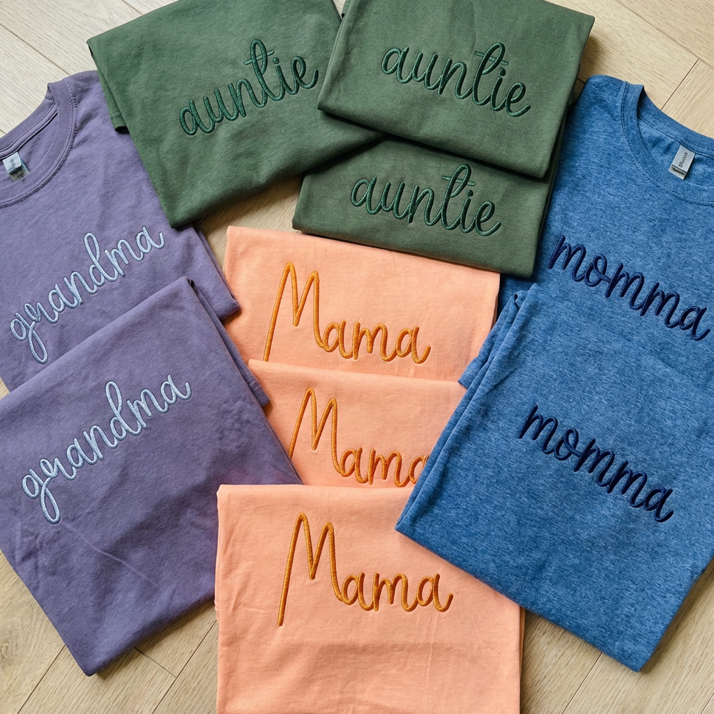 EMBROIDERED CUSTOM NAMES