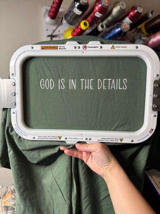 GOD IS IN THE DETAILS