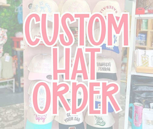 CUSTOM TRUCKER HAT