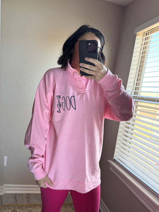 EMBROIDERED DOG MAMA (POCKET)