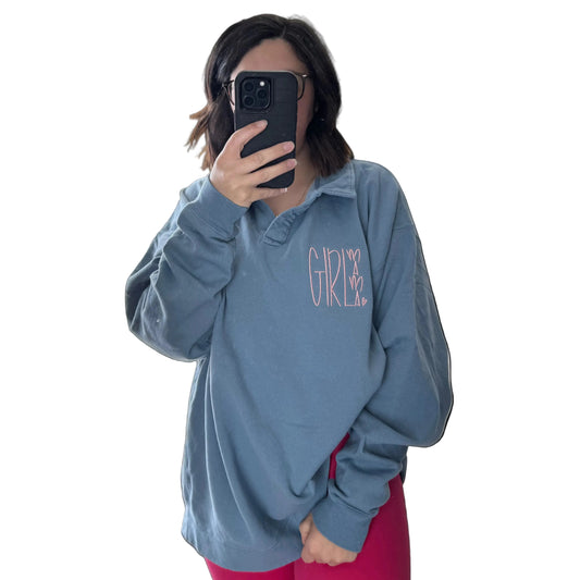 EMBROIDERED GIRL MAMA (POCKET)