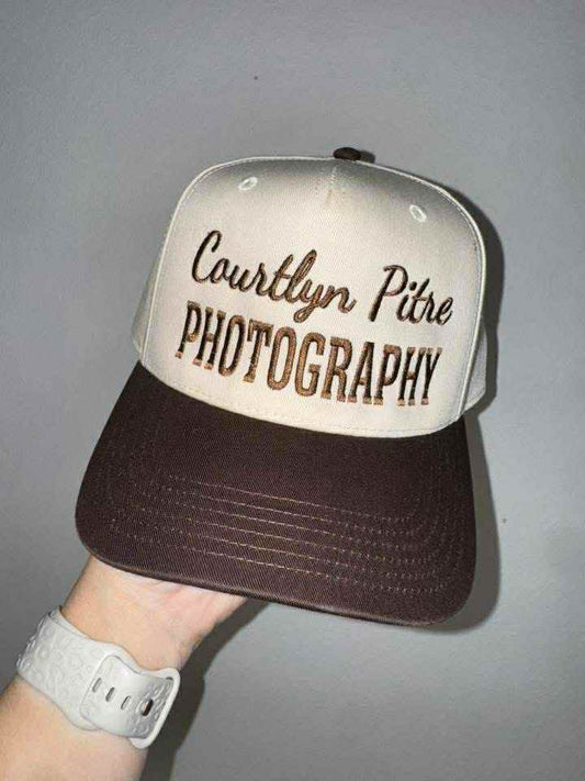CUSTOM BUSINESS NAME TRUCKER HAT