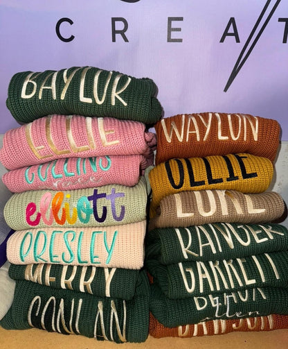 INFANT/TODDLER PERSONALIZED SWEATER
