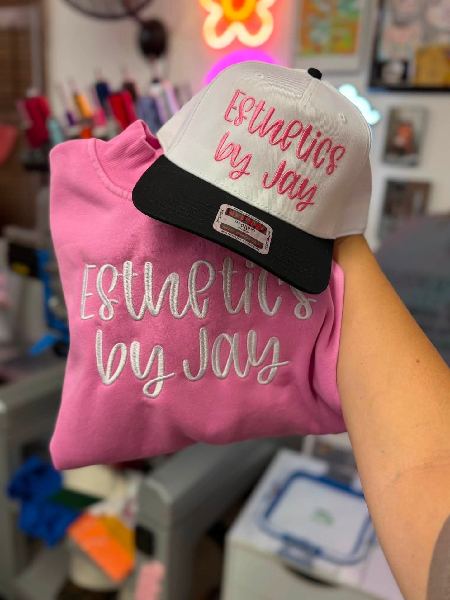 ESTHETICS BY JAY HAT - ITEM WILL BE MADE AS PICTURED