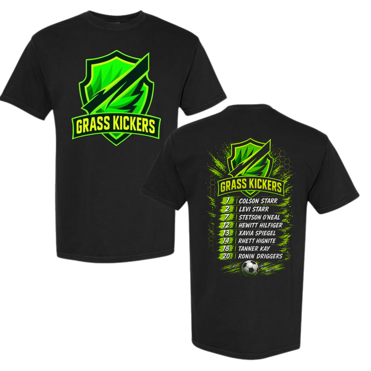 GRASS KICKERS (1-2 WEEK TURNAROUND)