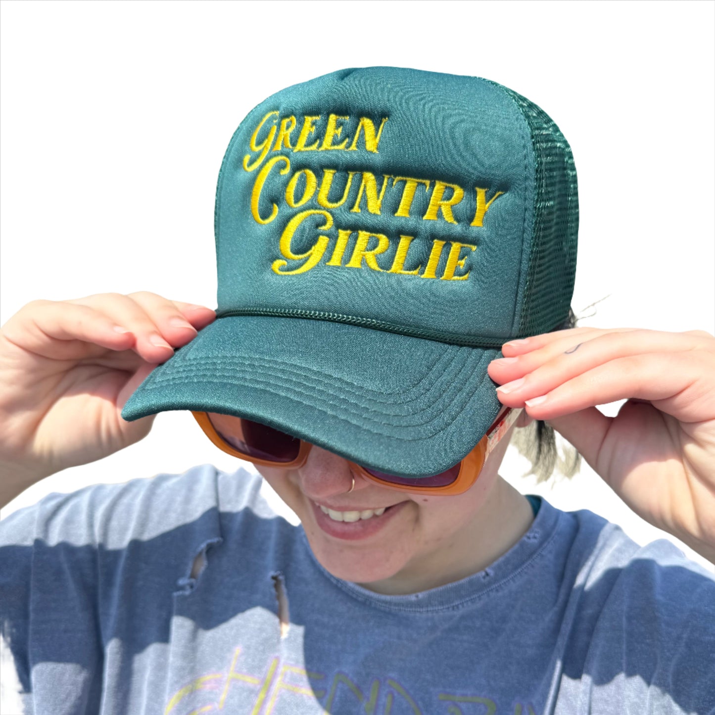 Green Country Girlie Trucker Hat