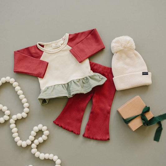 *PREORDER* COLORBLOCK PEPLUM