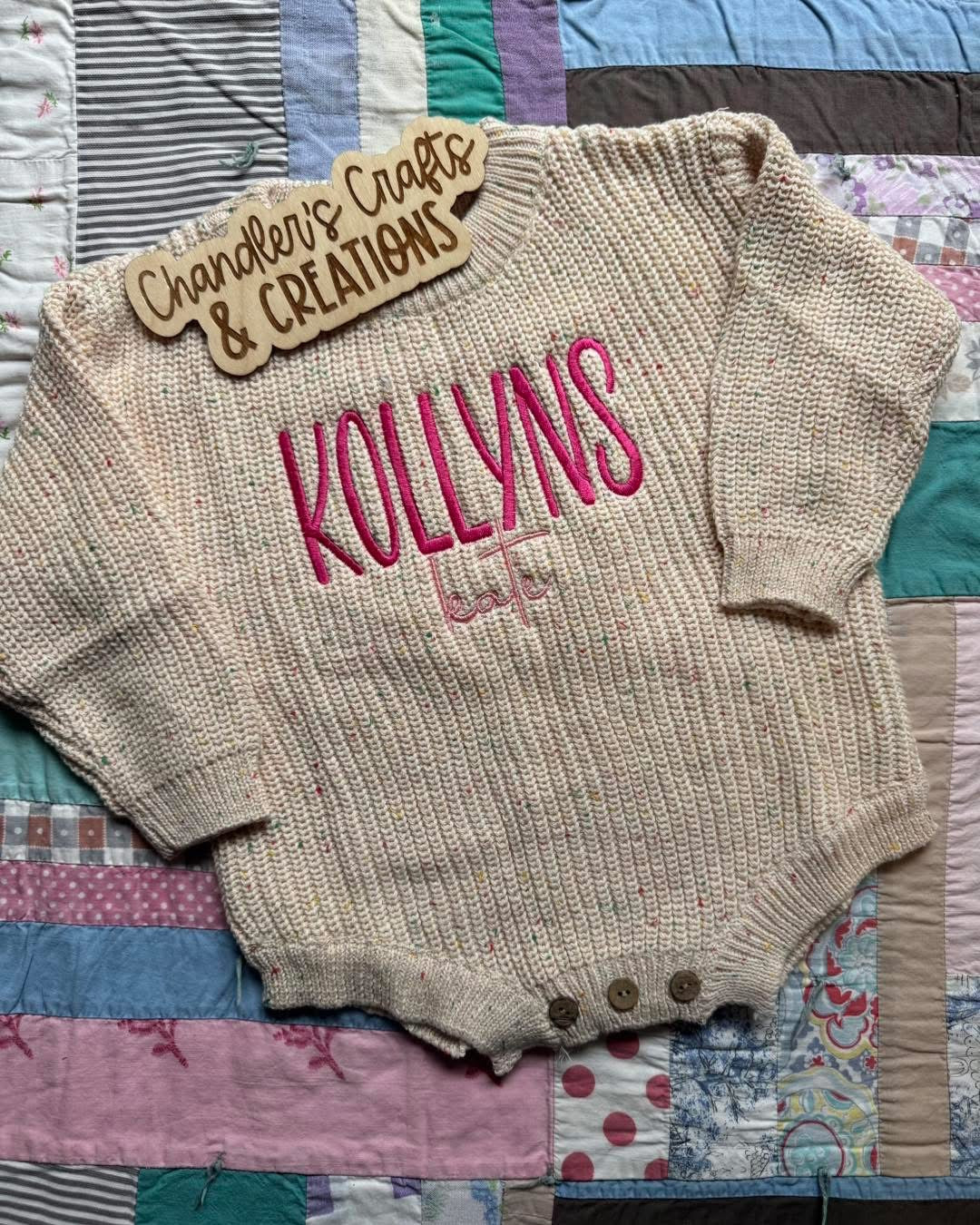 INFANT/TODDLER PERSONALIZED SWEATER