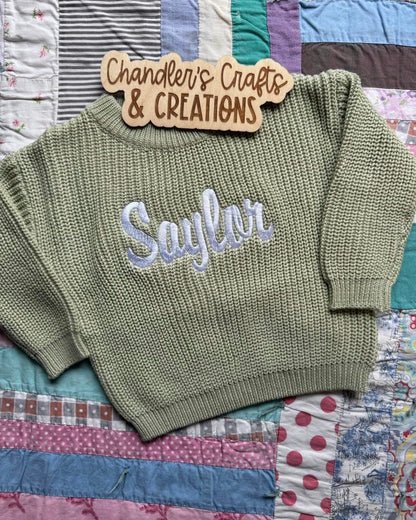 INFANT/TODDLER PERSONALIZED SWEATER