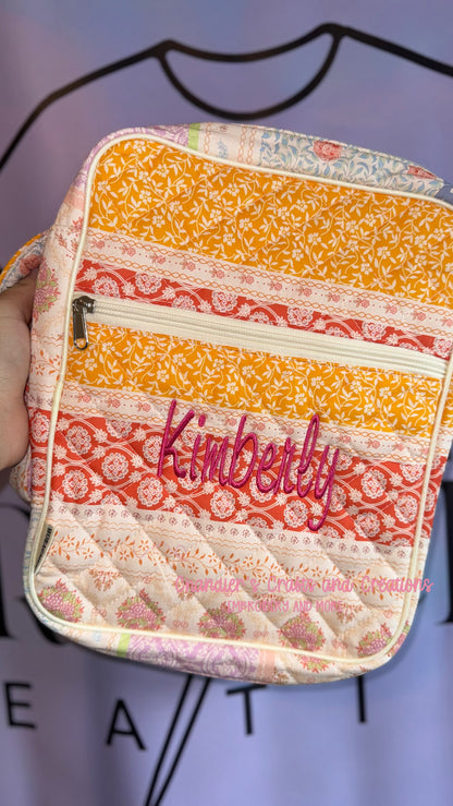 QUILTED EMBROIDERED BIBLE COVER